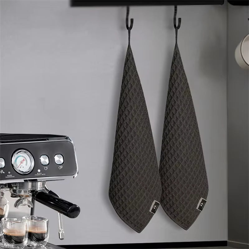 1/4Pc Coffee Bar Barista Cleaning Towel Super Absorbent Microfiber Cleaning Cloth Towels for Kitchen Home Coffee Machine Cleaner